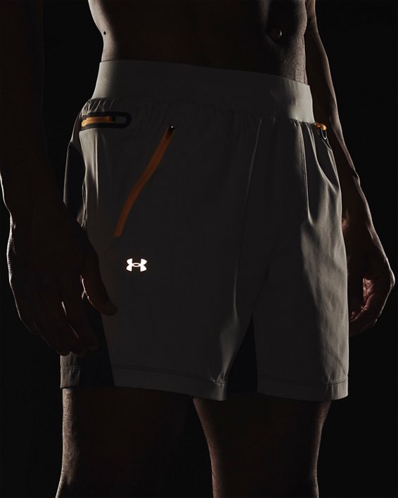 Men's UA Terrain Woven Shorts, Gray, pdpMainDesktop image number 5